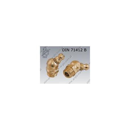 Grease nipple (45)  M10×1-brass   DIN 71412 B
