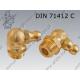 Grease nipple (90)  M10×1-brass   DIN 71412 C