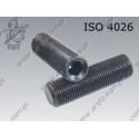 Hex socket set screw with flat point  M10×1,25×20-45H   ISO 4026