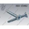 Self drilling screw, CSK head  Tx ST 4,8×25  zinc  ISO 15482