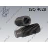 Hex socket set screw with dog point  M 6× 8-45H   ISO 4028