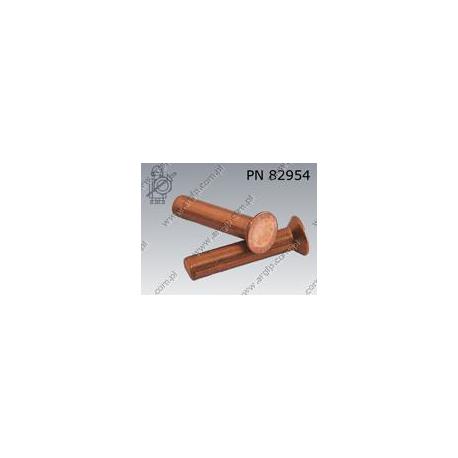 Countersunk head rivet  6×12-Cu   PN 82954