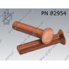 Countersunk head rivet  6×12-Cu   PN 82954