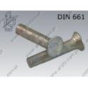 Countersunk head rivet  5×16-Al   DIN 661