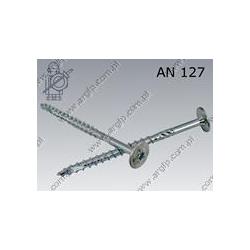 Wood screw wafer hd TURBO  Tx 10×400  zinc plated  AN 127