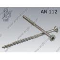 Wood screw csk hd TURBO  Tx 10×400  zinc plated  AN 112