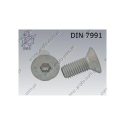 Hex socket CSK head screw  FT M10×50-010.9 fl Zn  ISO 10642 **