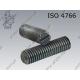 Slotted set screw with flat point  M 3× 6-14H   ISO 4766