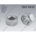 Hexagon nut  M36-8 zinc plated  ISO 4032