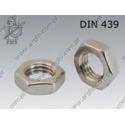 Hex thin nut  M 4-A2   DIN 439