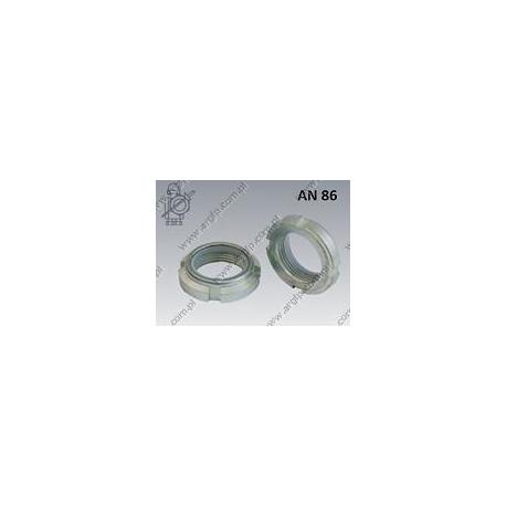 Locknut for bearings with non metalic insert  GAL 45 M45×1,5  zinc plated  AN 86