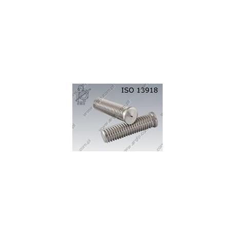 Welding stud  M 6×20-A2   ISO 13918 PT
