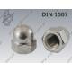 Dome cap nut  M12-A2   DIN 1587