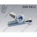 Hex socket head cap screw, low head  M12×20-08.8 zinc plated  DIN 6912