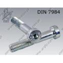 Hex socket head cap screw, low head  M10×45-08.8 zinc plated  DIN 7984