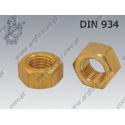 Hexagon nut  M 6-brass   DIN 934