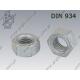 Hexagon nut  M16-10 fl Zn  DIN 934