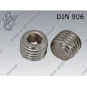 Hex socket plug  conical thread R 1/2-A4   DIN 906