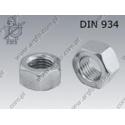 Hexagon nut  M 3,5-6 zinc plated  DIN 934