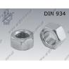 Hexagon nut  M16×1,5-10 zinc plated  DIN 934