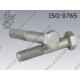Hex bolt  M22×1,5×70-10.9 fl Zn  ISO 8765