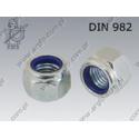 Self-Locking hex nut high type  M16-10 zinc plated  DIN 982
