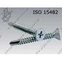 Self drilling screw, CSK head  H ST 4,2×16  zinc  ISO 15482