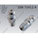 Grease nipple (180)  M 6×1/24  zinc plated  DIN 71412 A