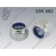 Self-Locking hex nut high type  M 5-8 zinc plated  DIN 982