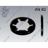 Push on fixes for shafts  2× 9×1,3    AN 82