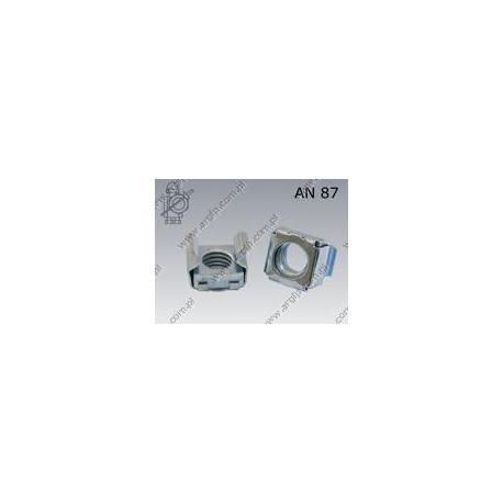 Cage nut  M 4×095×1,6  zinc plated  AN 87