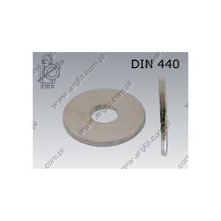 Flat washer  5,5(M 5)-100HV zinc plated  DIN 440