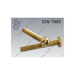 Machine screw  C-FT M 3× 8-brass   DIN 7985