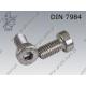 Hex socket head cap screw, low head  M 6×12-A2   DIN 7984