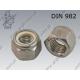 Self-Locking hex nut high type  M 6-A2   DIN 982