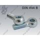 Eye bolt  M30×200-8.8 zinc plated  DIN 444 B