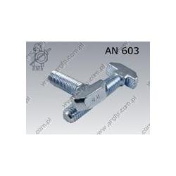 T-head bolt  N 10- M8×20×3-8.8 zinc plated  AN 603
