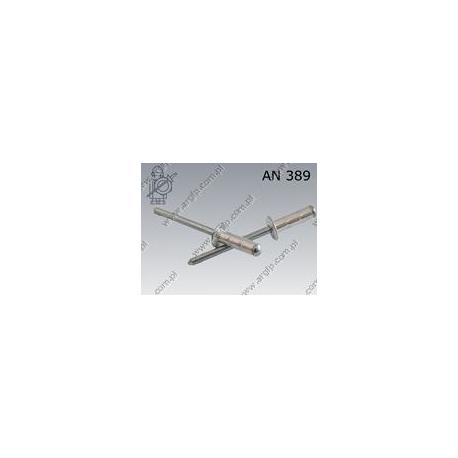 Blind rivet Multigrip dome head  4× 9,5-Al/St   AN 389