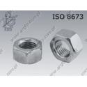 Hexagon nut  M 8× 1-8 zinc plated  ISO 8673