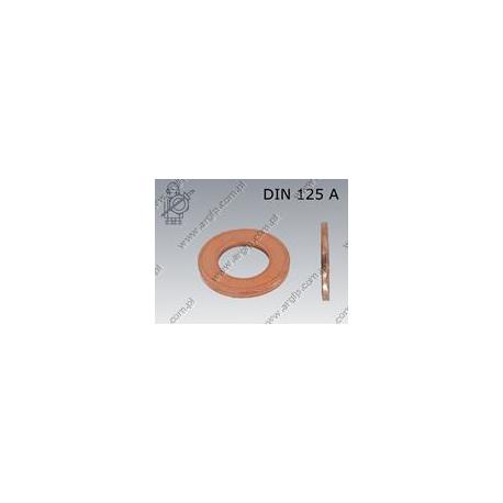 Flat washer  17(M16)-Cu   DIN 125 A