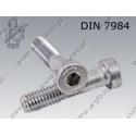 Hex socket head cap screw, low head  M10×40-A2   DIN 7984