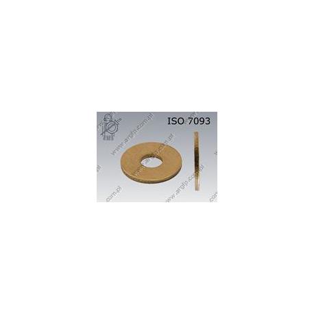 Flat washer  6,4(M 6)-brass   DIN 9021