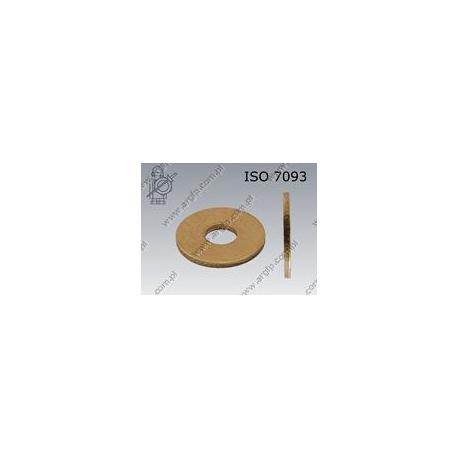 Flat washer  6,4(M 6)-brass   DIN 9021