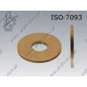 Flat washer  6,4(M 6)-brass   DIN 9021
