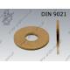 Flat washer  8,4(M 8)-brass   DIN 9021