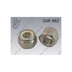 Self-Locking hex nut high type  M10-10 fl Zn  DIN 982