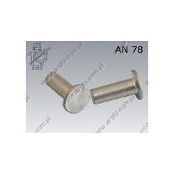 Rivet for brake linings  4×10-Al   DIN 7338 A