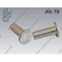 Rivet for brake linings  4×10-Al   DIN 7338 A per 1000