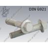 Hex flange bolt  M12×1,5×45-10.9 fl Zn  DIN 6921