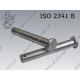 Clevis pin  8×40  zinc plated  ISO 2341 B